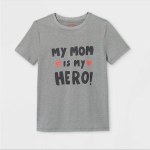 Cat & Jack Boys Graphic T-Shirt “My Mom is My Hero” Size 4T